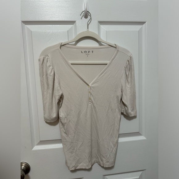 Loft crème blouse - Picture 1 of 1